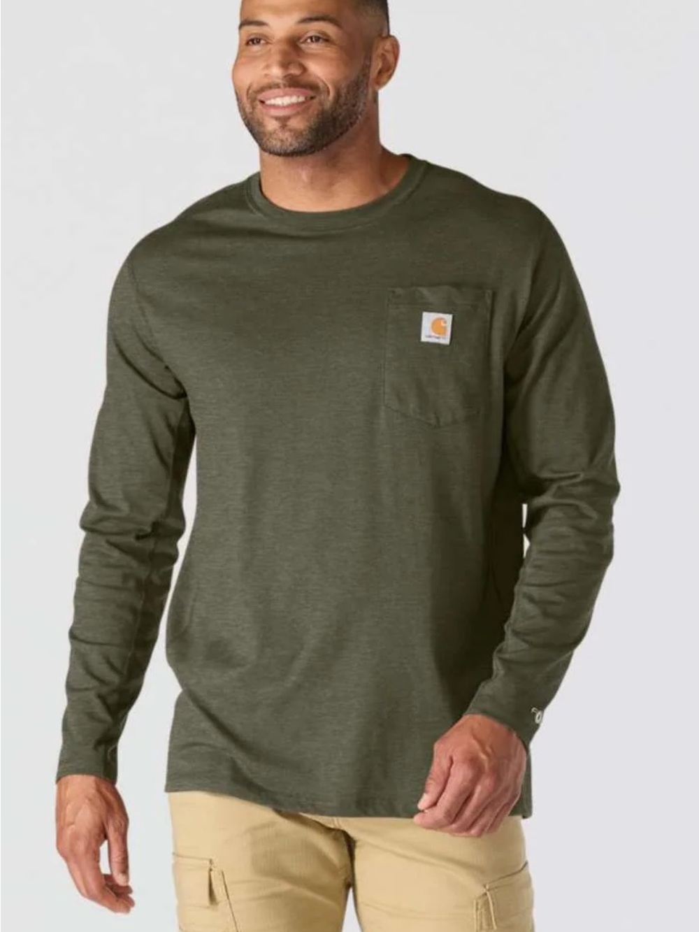 Carhartt Force Relaxed Long Sleeve T-Shirt Size Large